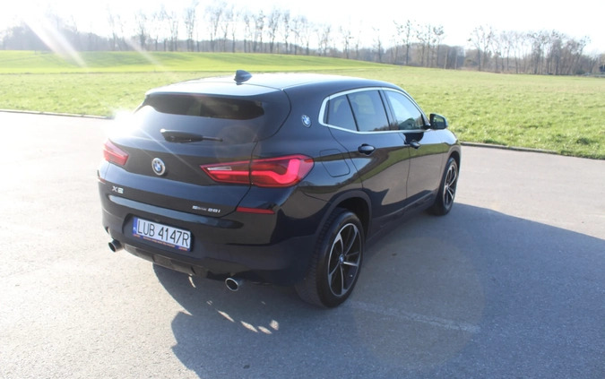 BMW X2 cena 92900 przebieg: 82000, rok produkcji 2018 z Lublin małe 301